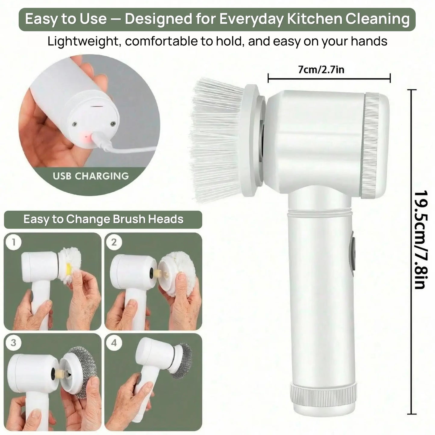 Effortless Kitchen Brush